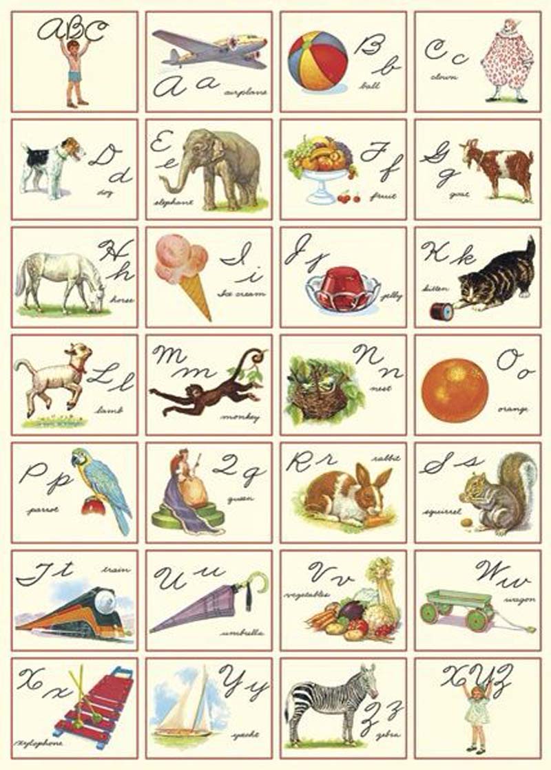 Alphabet avec images