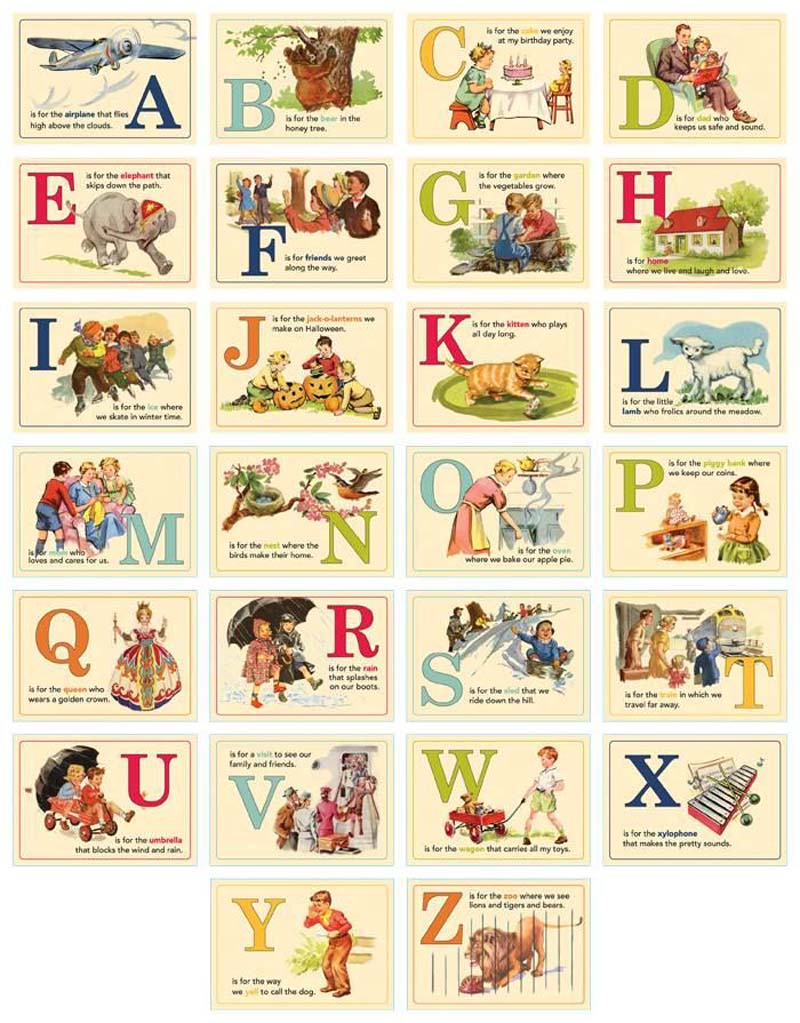Alphabet avec images