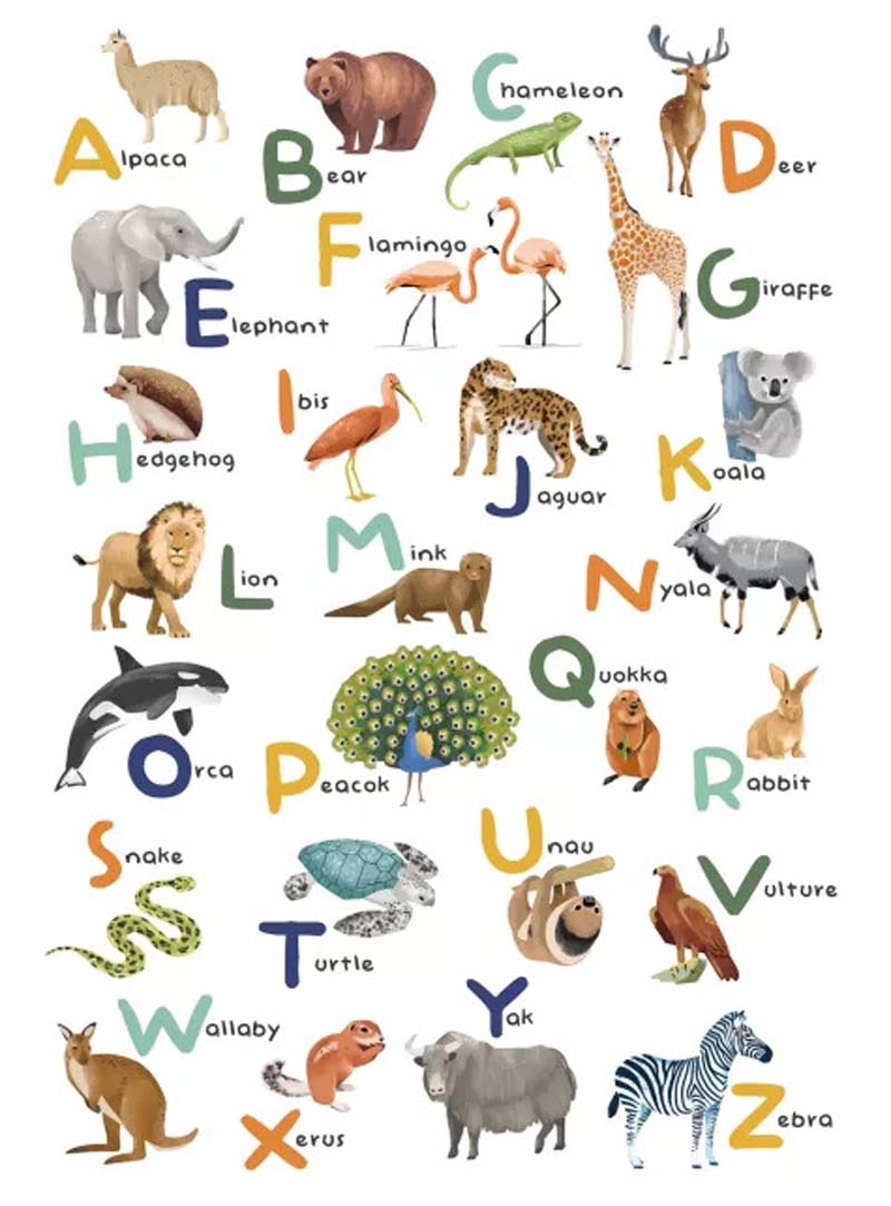 Alphabet avec images