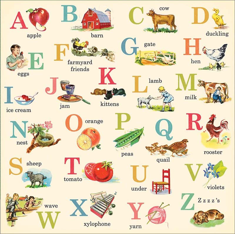 Alphabet avec images