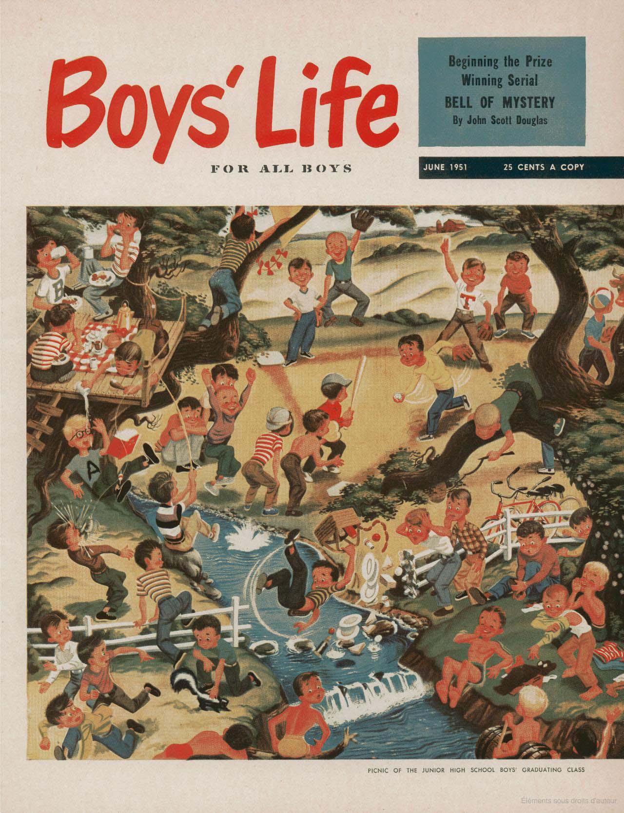 Des couvertures de Boys' Life Magazine