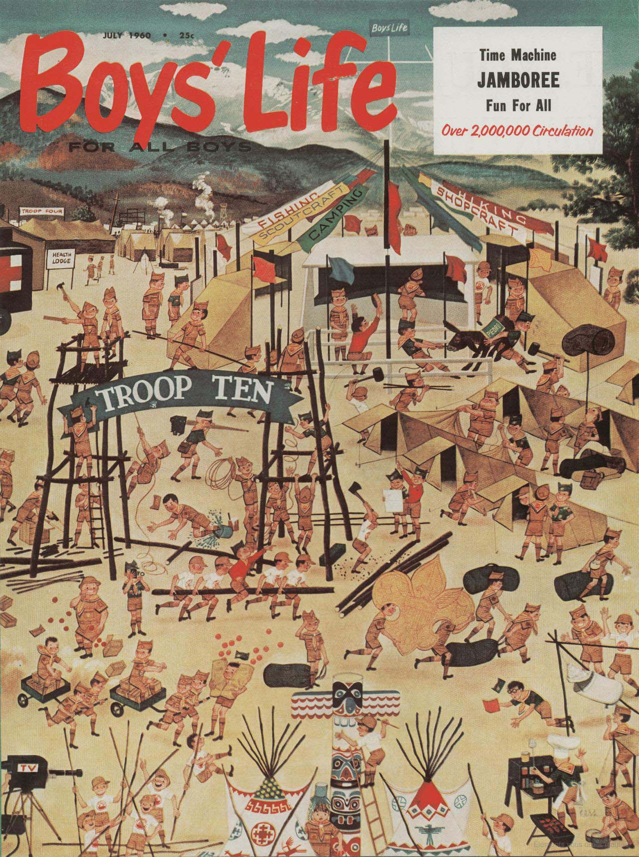 Des couvertures de Boys' Life Magazine