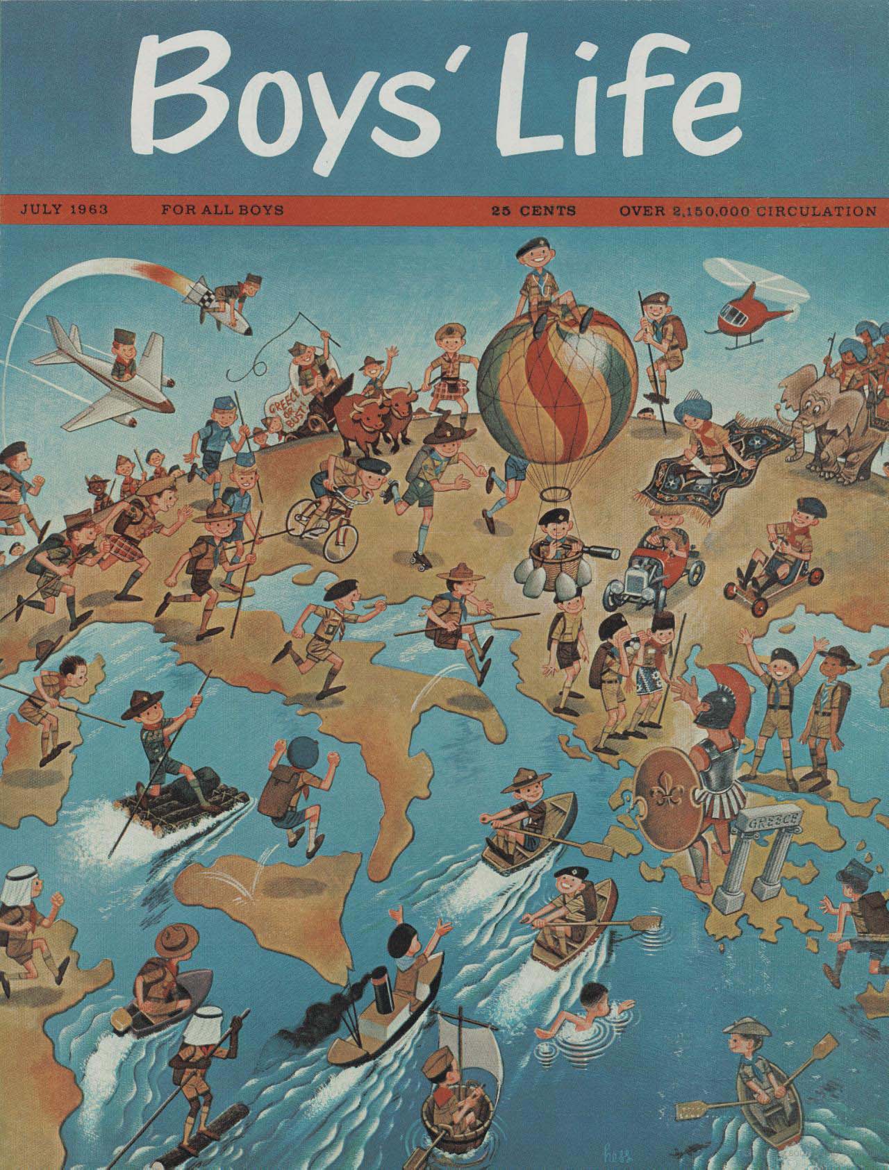 Des couvertures de Boys' Life Magazine