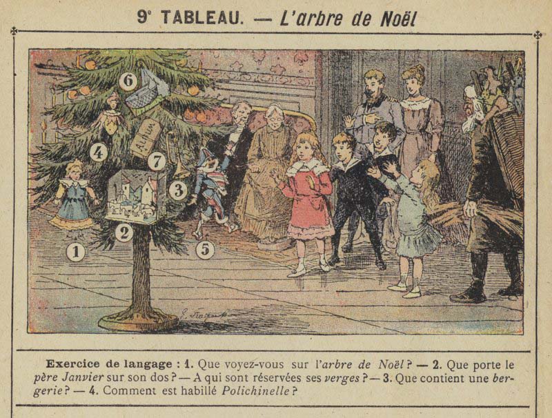 Tableaux pour l'école de Gustave Fraipont vers 1900