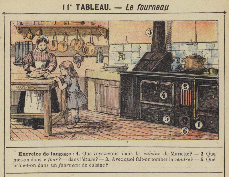 Tableaux pour l'école de Gustave Fraipont vers 1900