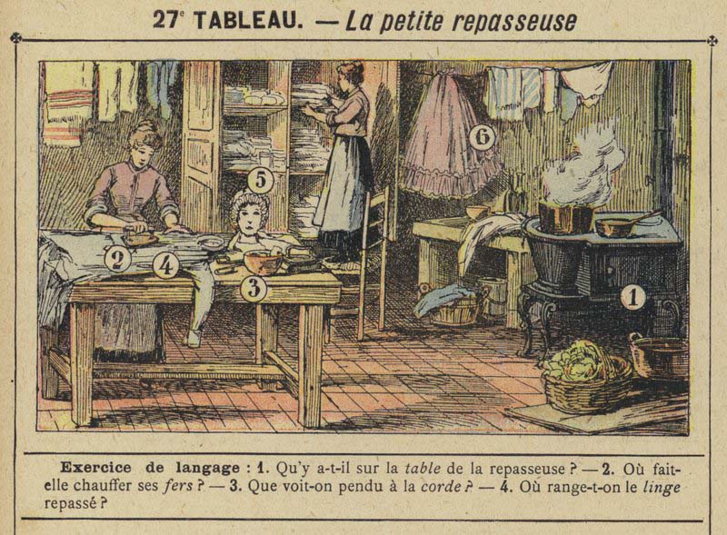 Tableaux pour l'école de Gustave Fraipont vers 1900