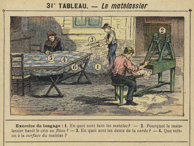 Tableaux pour l'école de Gustave Fraipont vers 1900