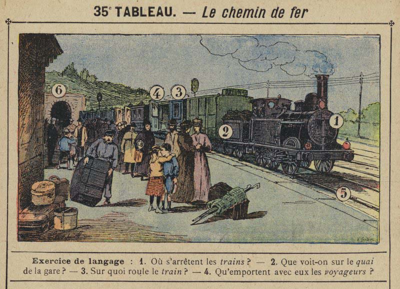 Tableaux pour l'école de Gustave Fraipont vers 1900