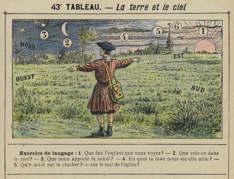 Tableaux pour l'école de Gustave Fraipont vers 1900