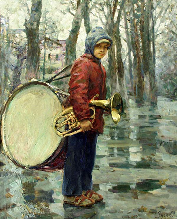 The young drummer