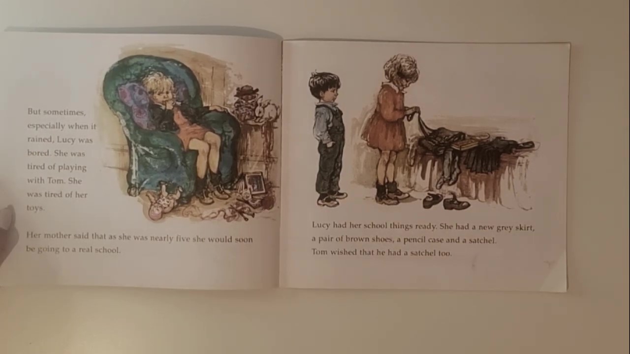 Lucy and Tom go to school