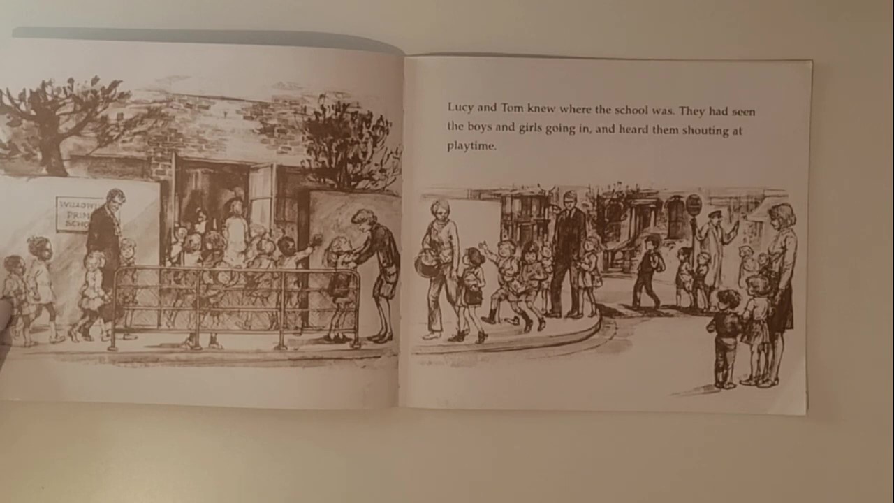 Lucy and Tom go to school