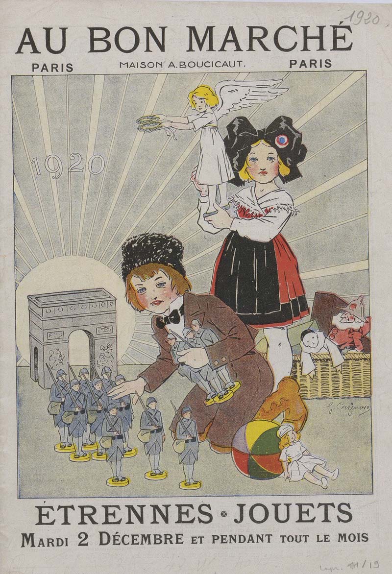 Affiches grands magasins Etrennes Jouets