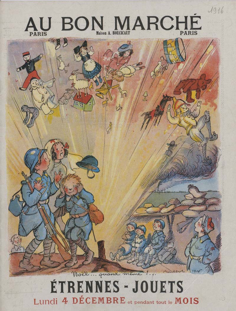 Affiches grands magasins Etrennes Jouets