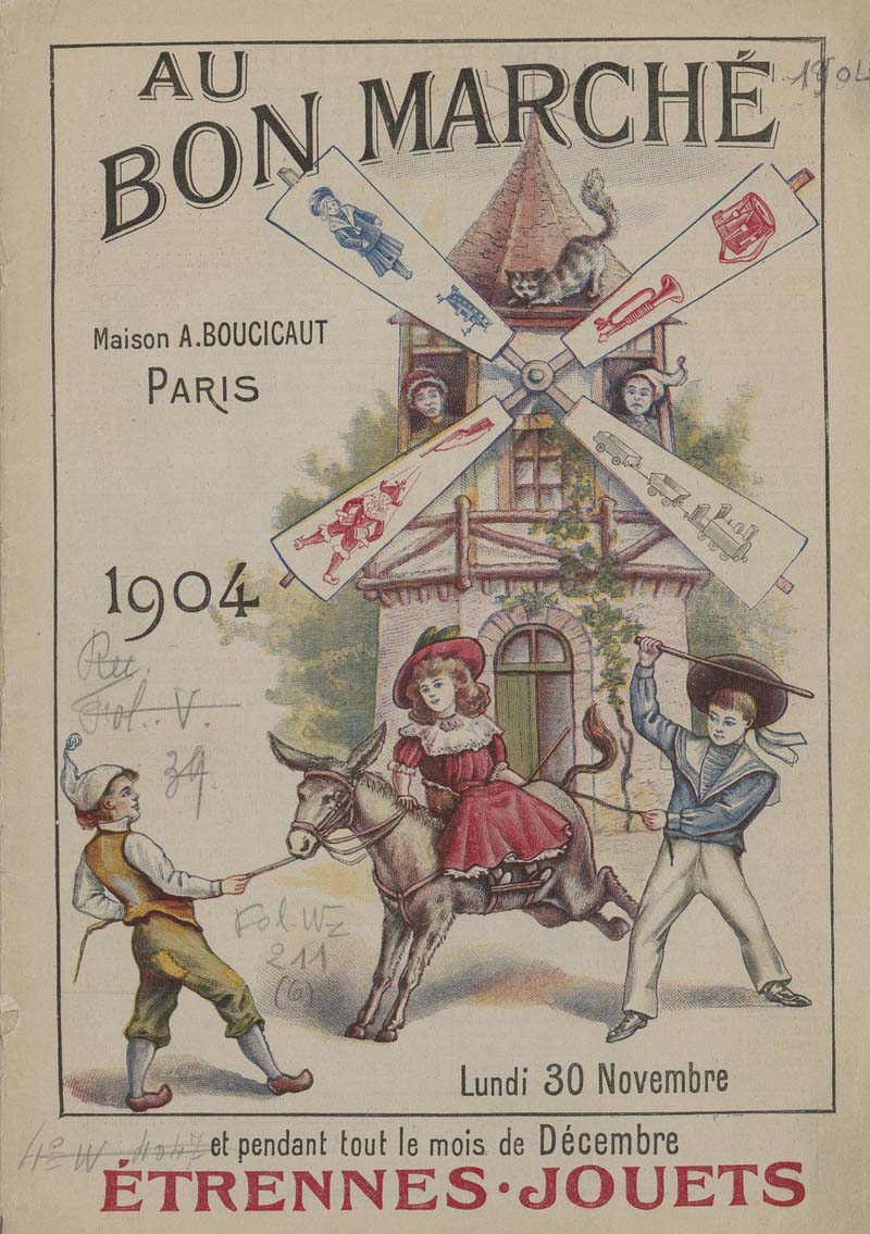 Affiches grands magasins Etrennes Jouets