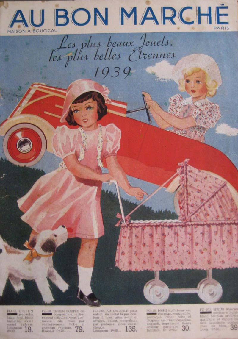 Affiches grands magasins Etrennes Jouets