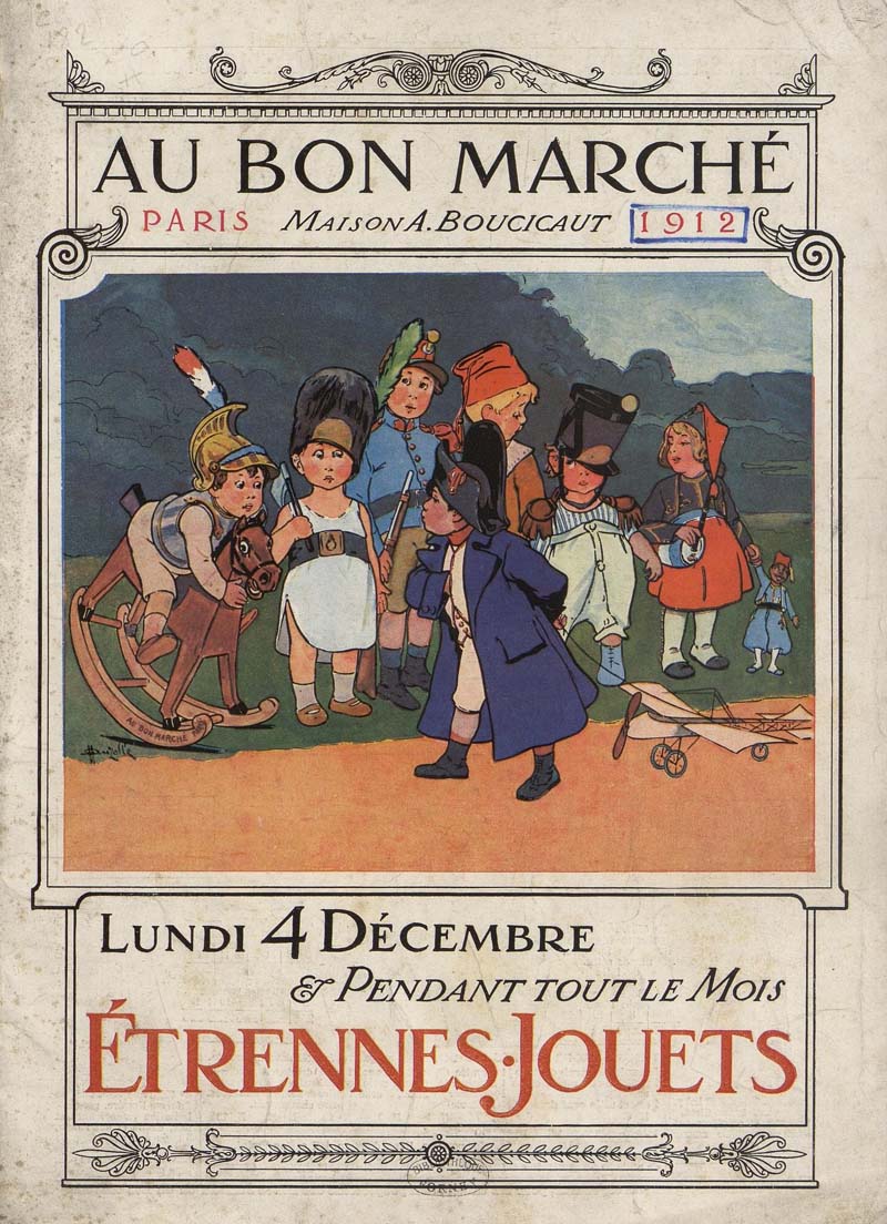 Affiches grands magasins Etrennes Jouets