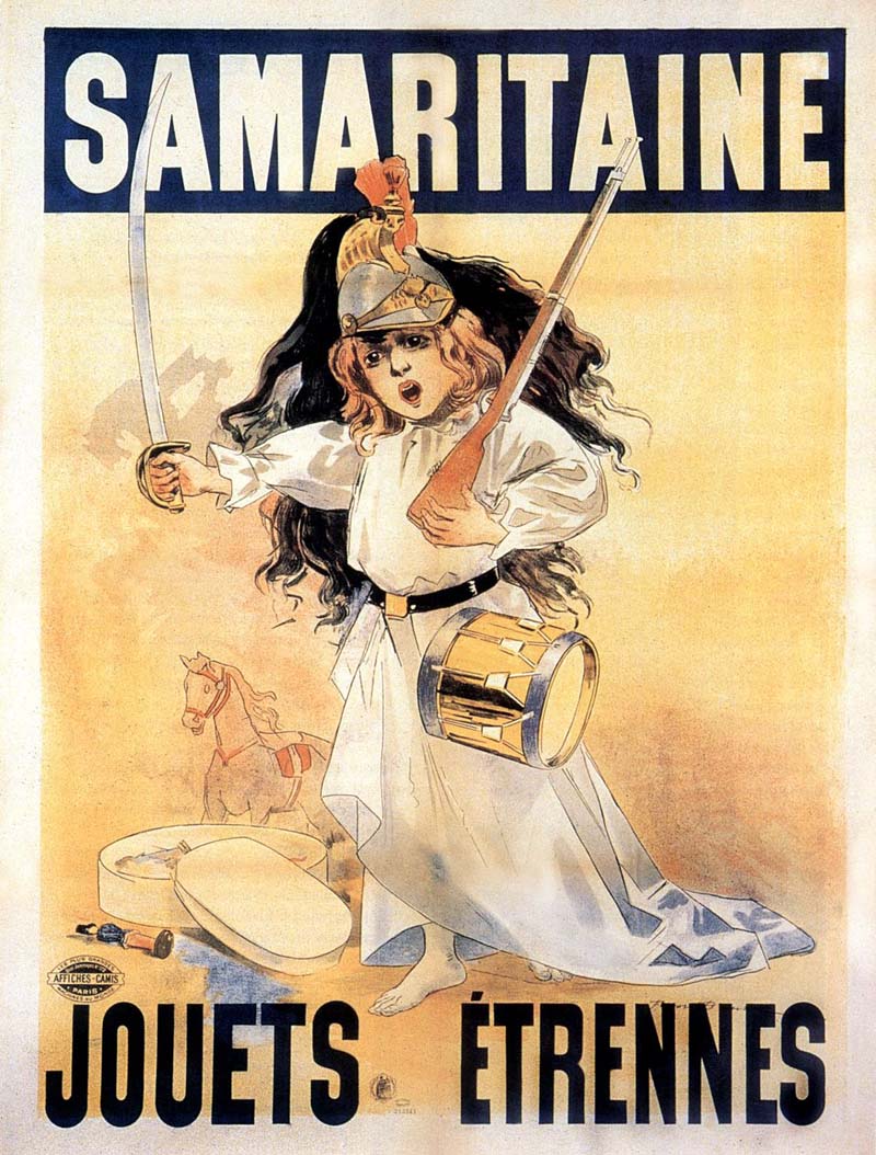 Affiches grands magasins Etrennes Jouets