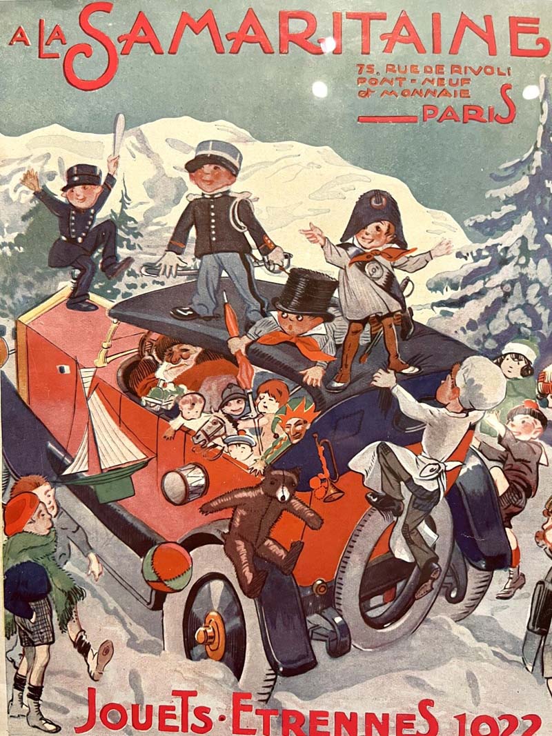 Affiches grands magasins Etrennes Jouets