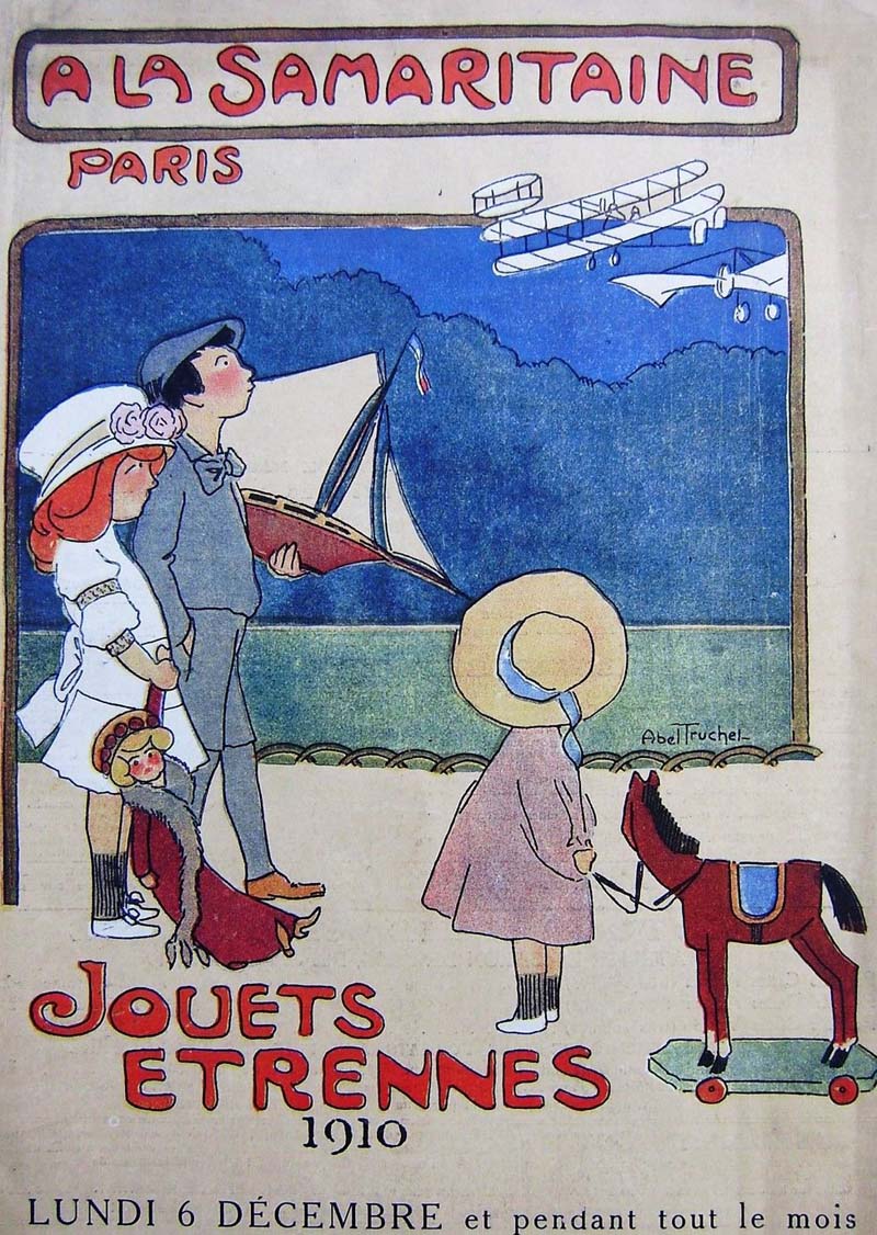 Affiches grands magasins Etrennes Jouets