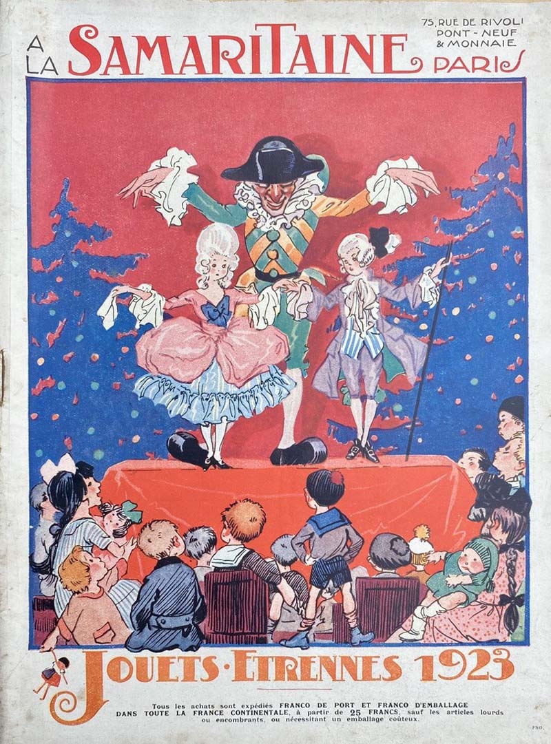 Affiches grands magasins Etrennes Jouets