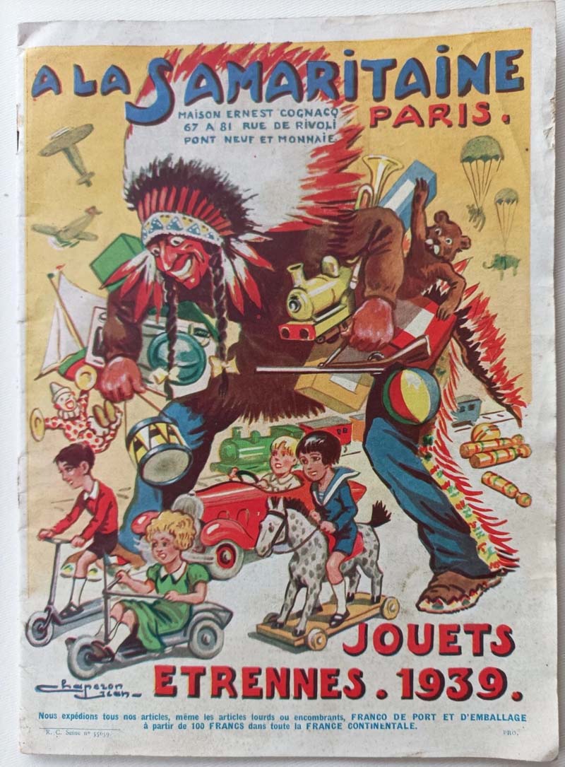 Affiches grands magasins Etrennes Jouets