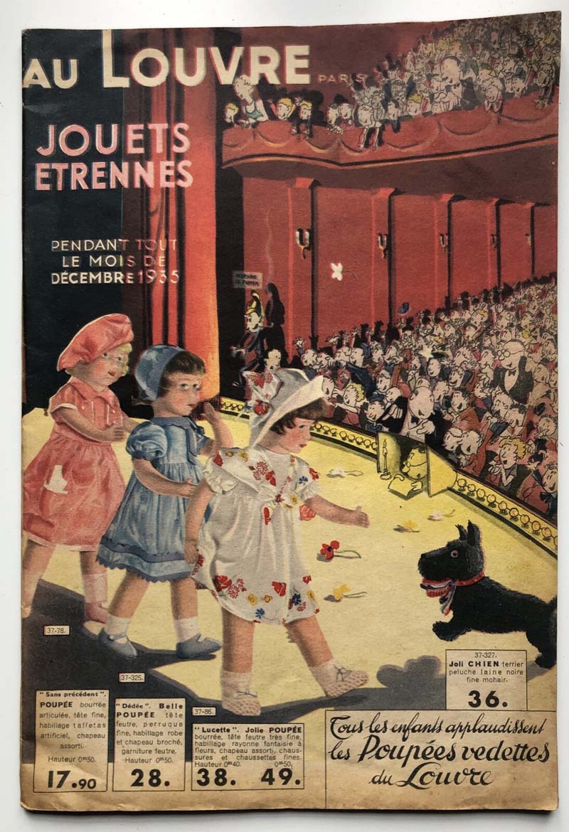 Affiches grands magasins Etrennes Jouets