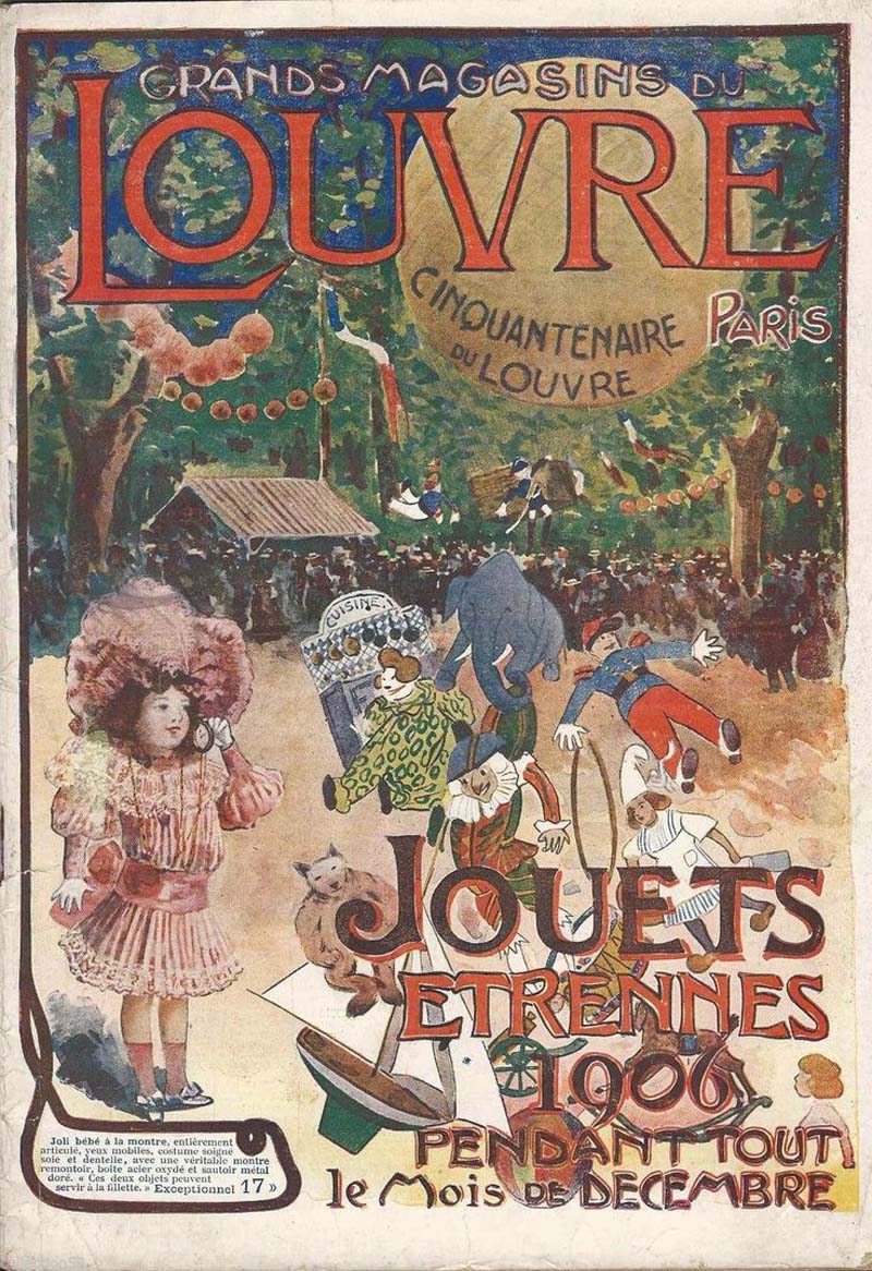 Affiches grands magasins Etrennes Jouets