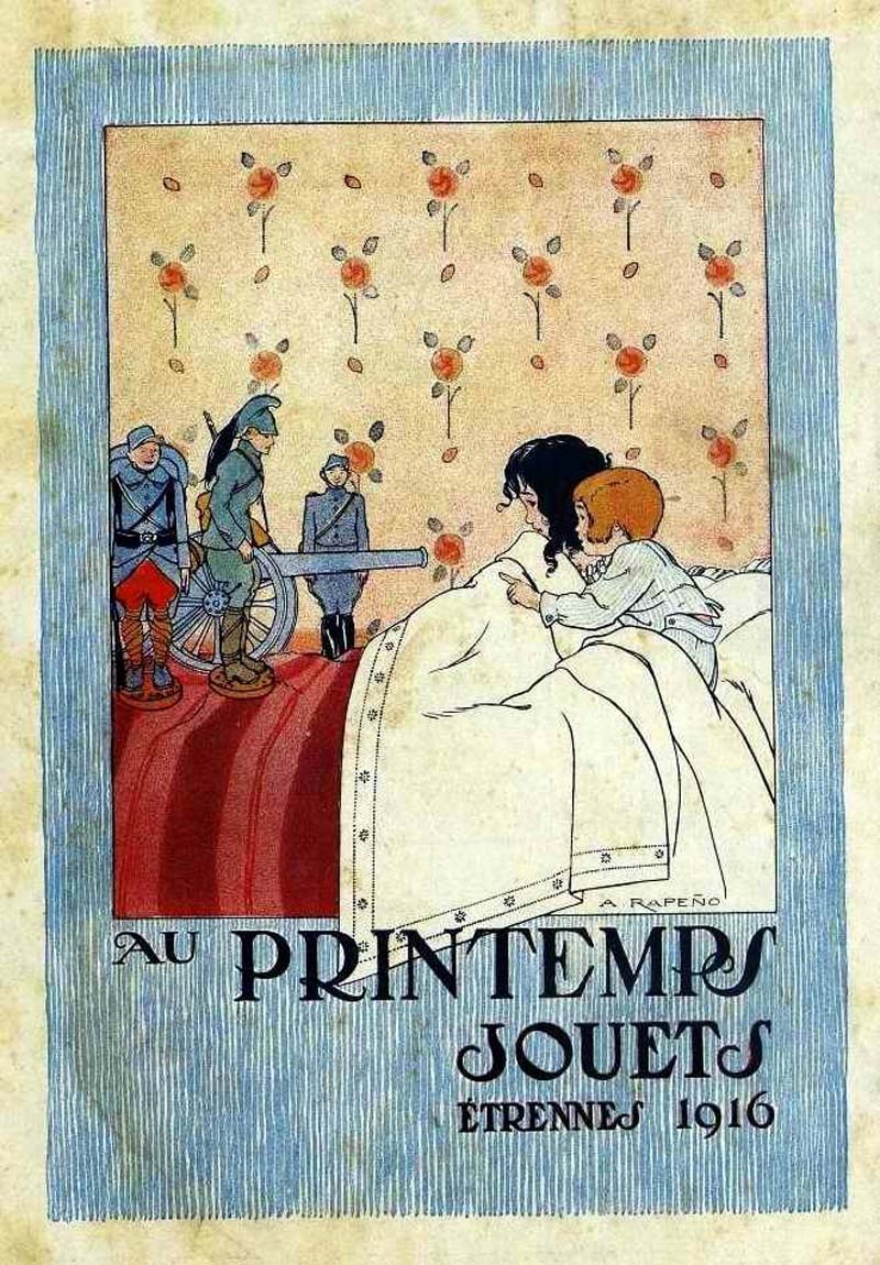 Affiches grands magasins Etrennes Jouets