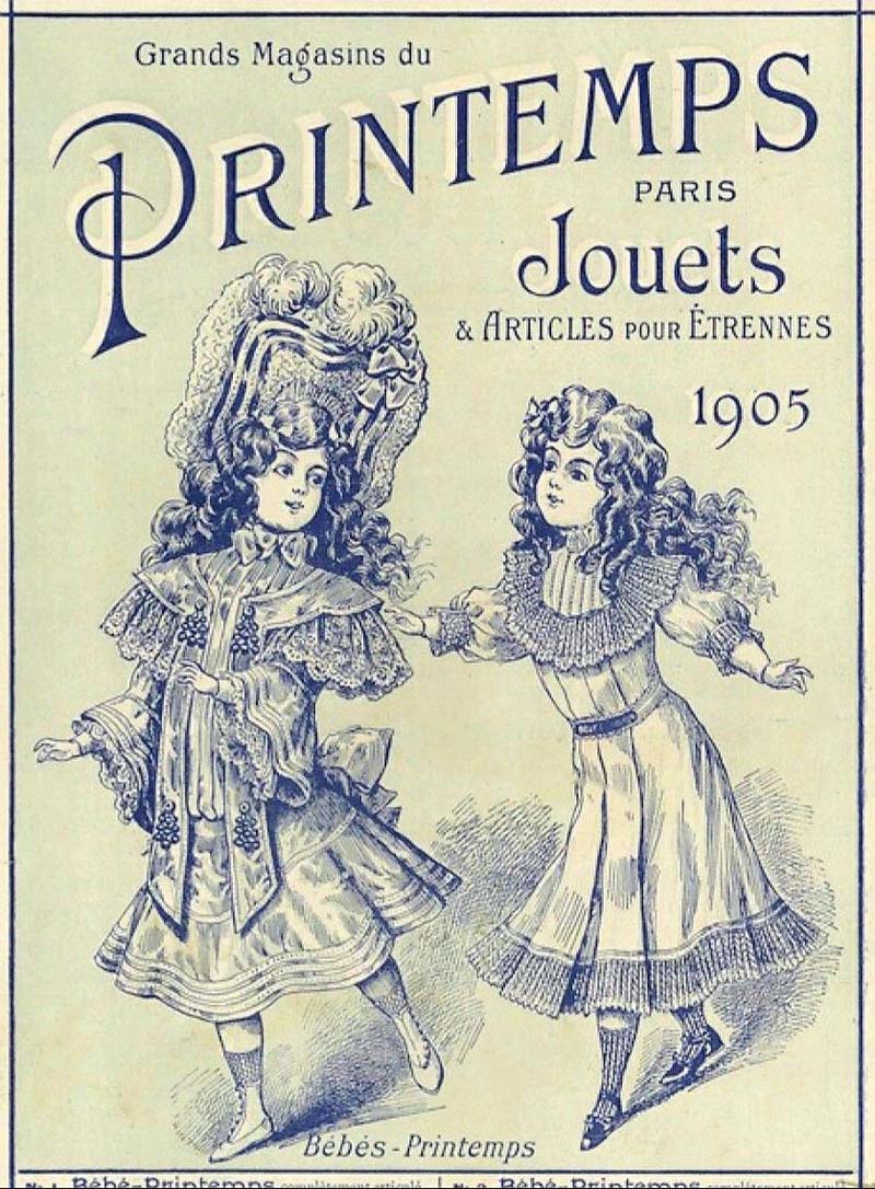 Affiches grands magasins Etrennes Jouets