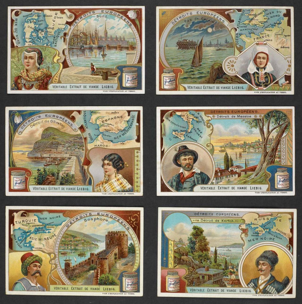 Liebig 11500 chromos en séries de 6 cartes