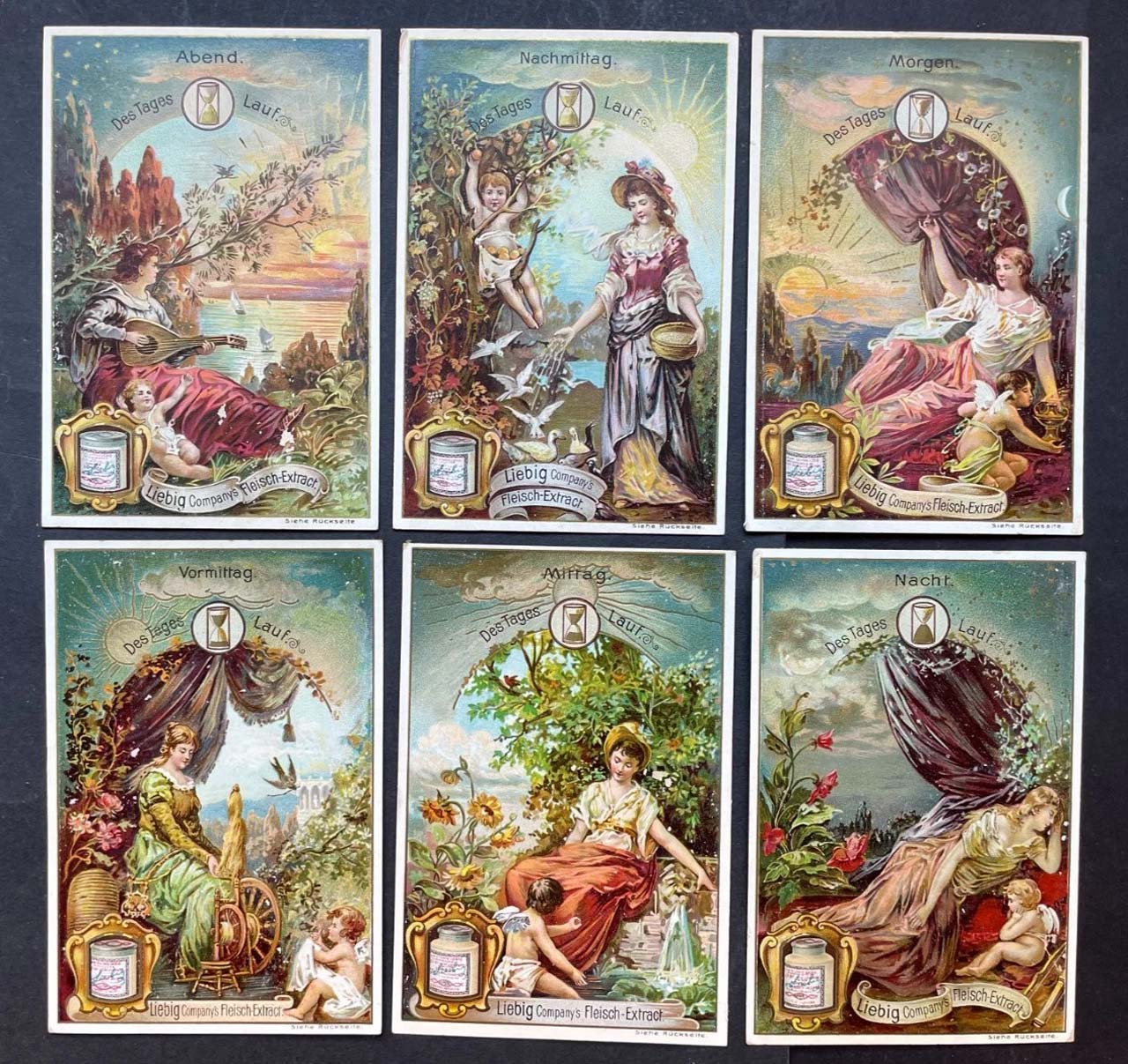 Liebig 11500 chromos en séries de 6 cartes