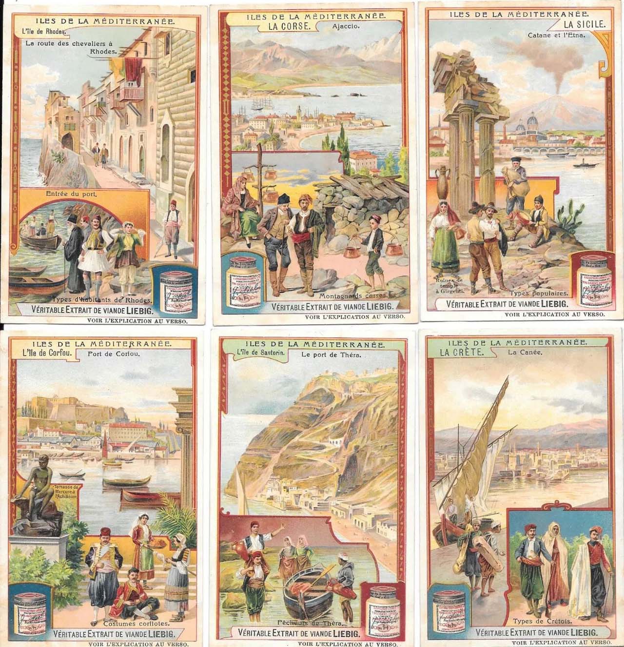 Liebig 11500 chromos en séries de 6 cartes