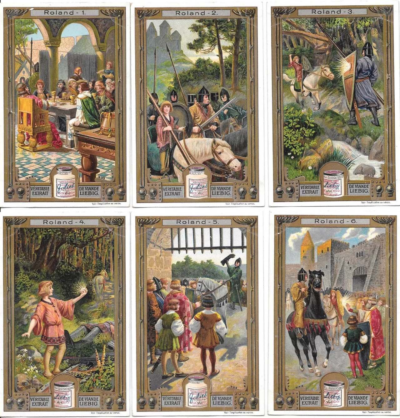 Liebig 11500 chromos en séries de 6 cartes