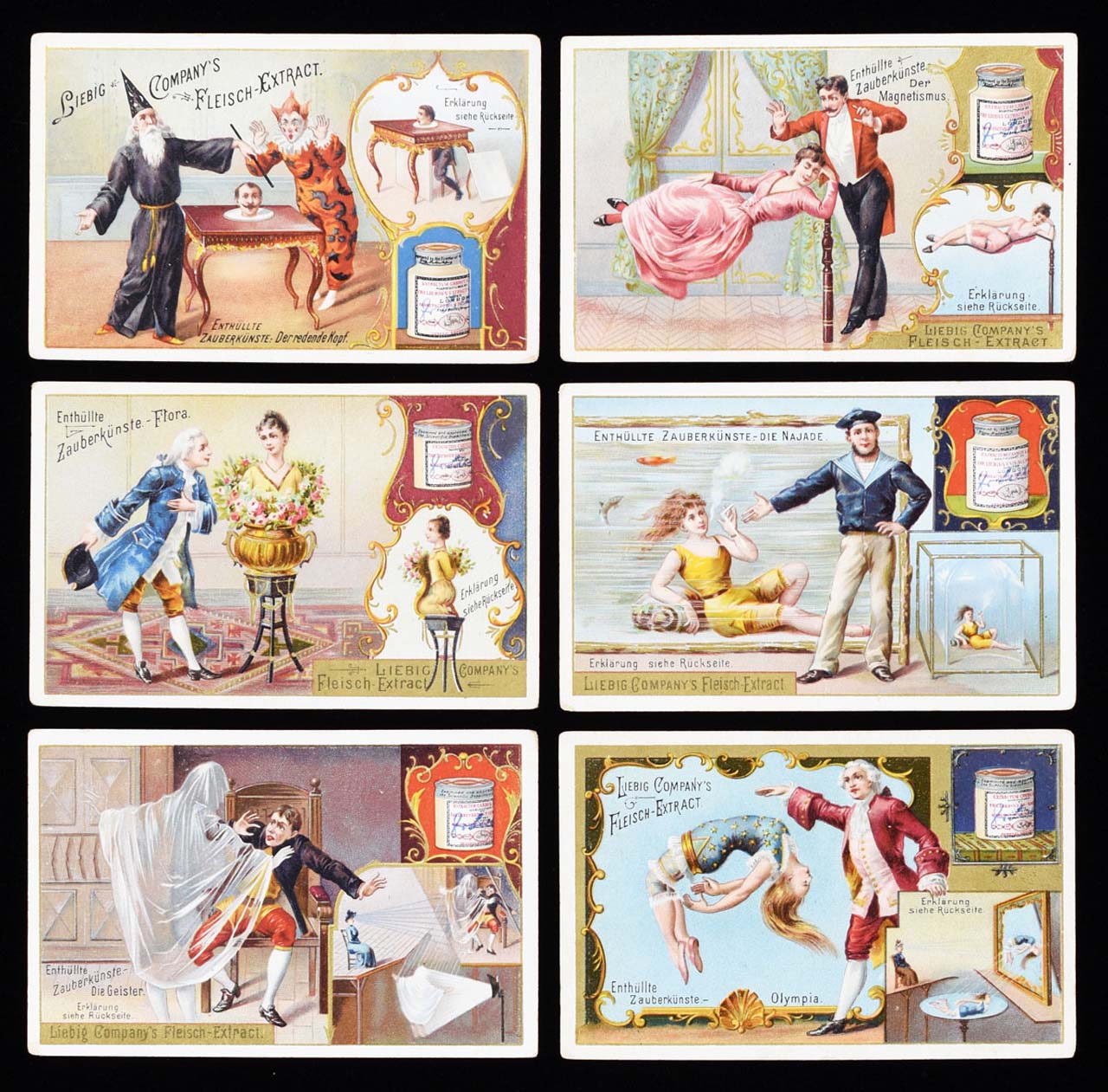 Liebig 11500 chromos en séries de 6 cartes