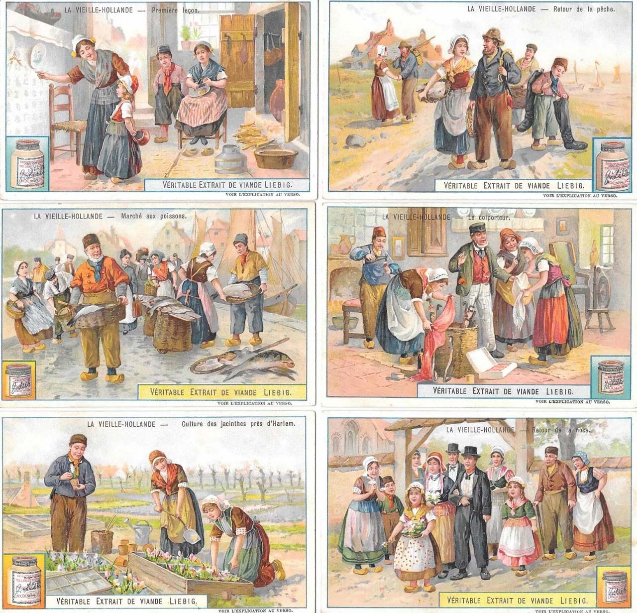 Liebig 11500 chromos en séries de 6 cartes