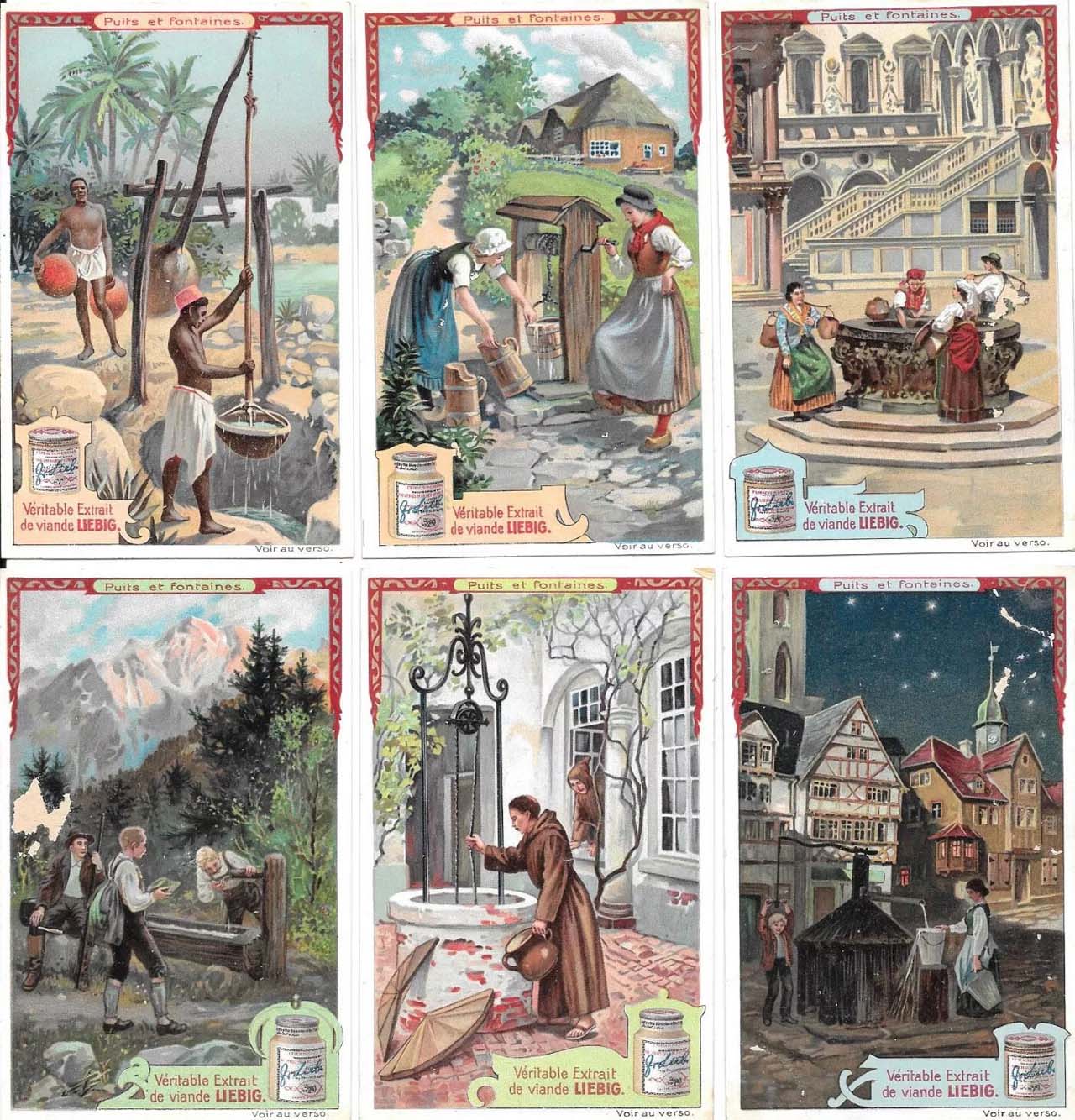 Liebig 11500 chromos en séries de 6 cartes