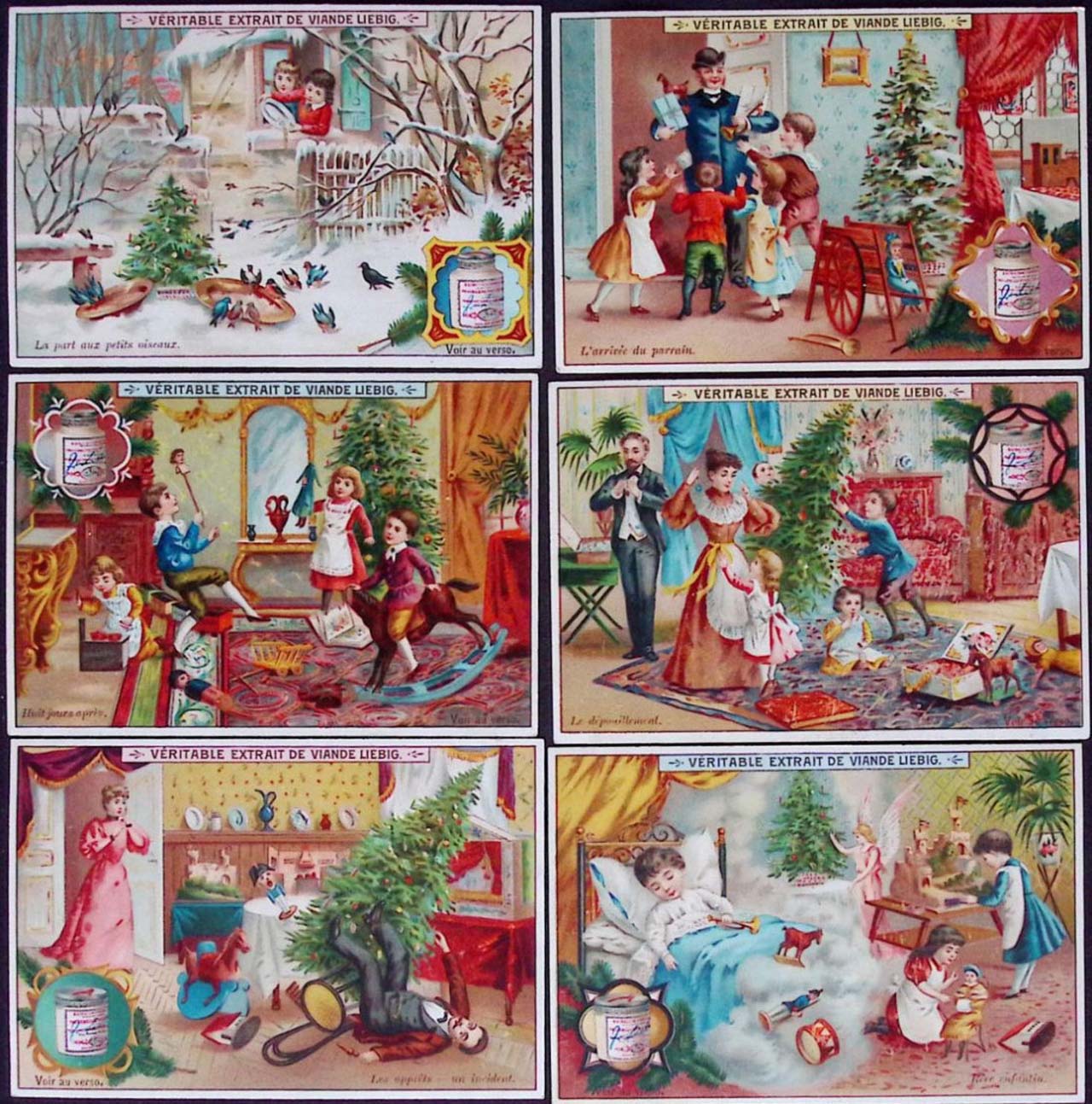 Liebig 11500 chromos en séries de 6 cartes