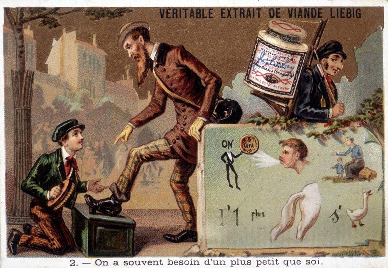 Liebig 11500 chromos en séries de 6 cartes