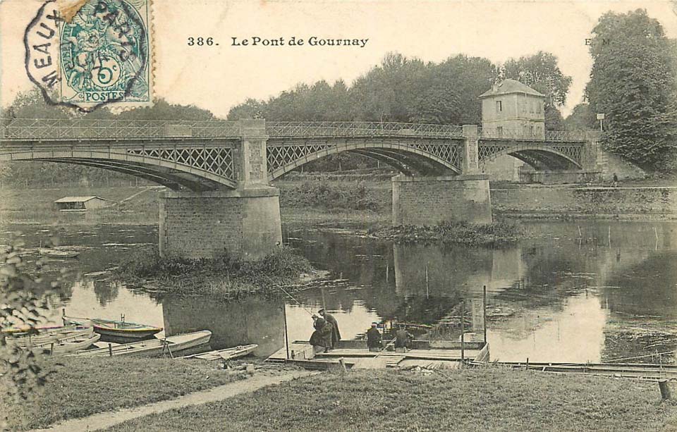 Pêcheurs au Pont de Gournay