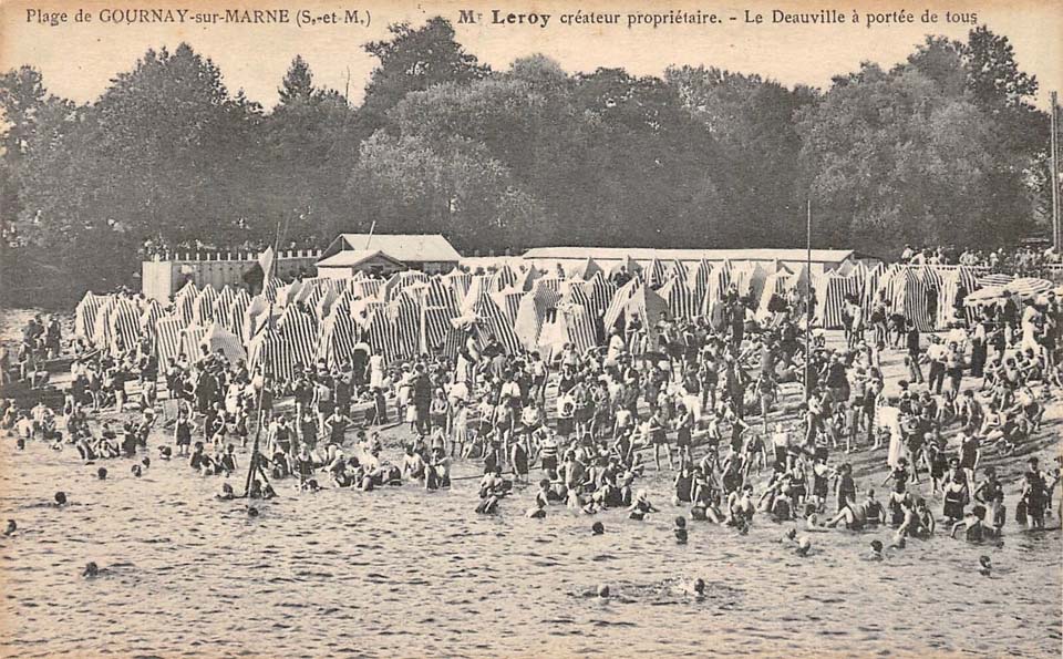 Plage de Gournay-sur-Marne Le Deauville à portée de tous