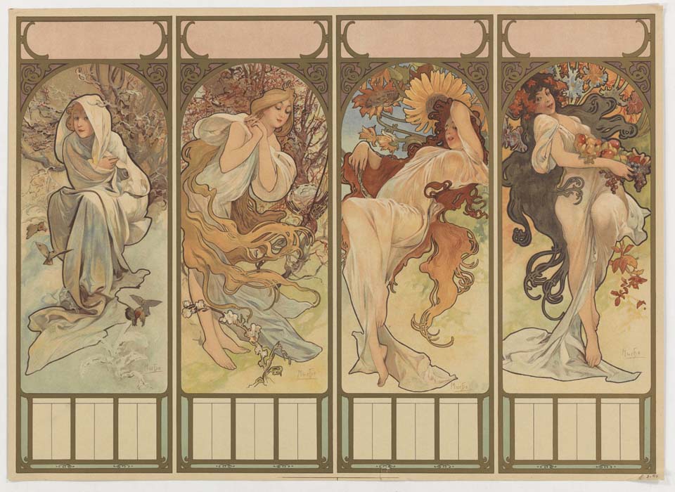 Alfons Mucha affichiste Art Nouveau