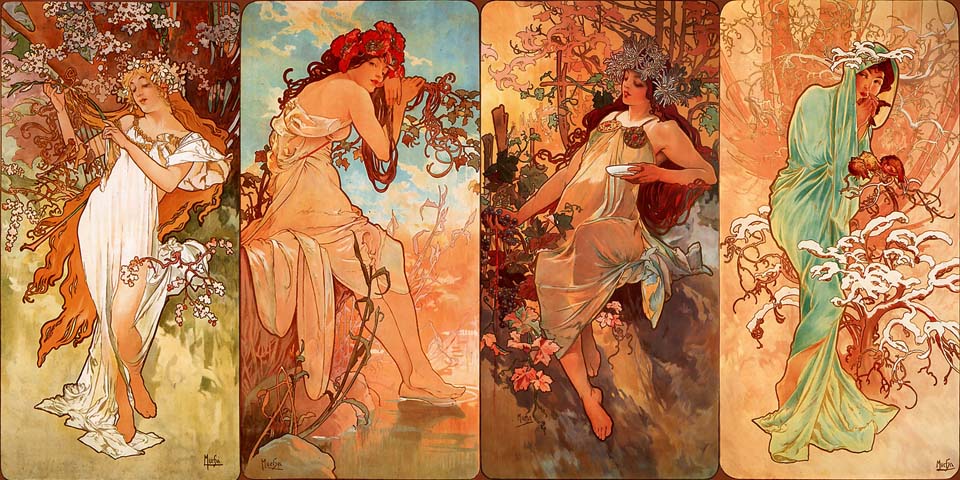 Alfons Mucha affichiste Art Nouveau