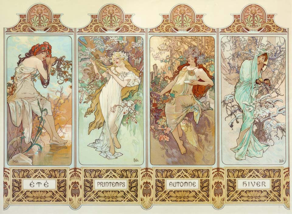 Alfons Mucha affichiste Art Nouveau