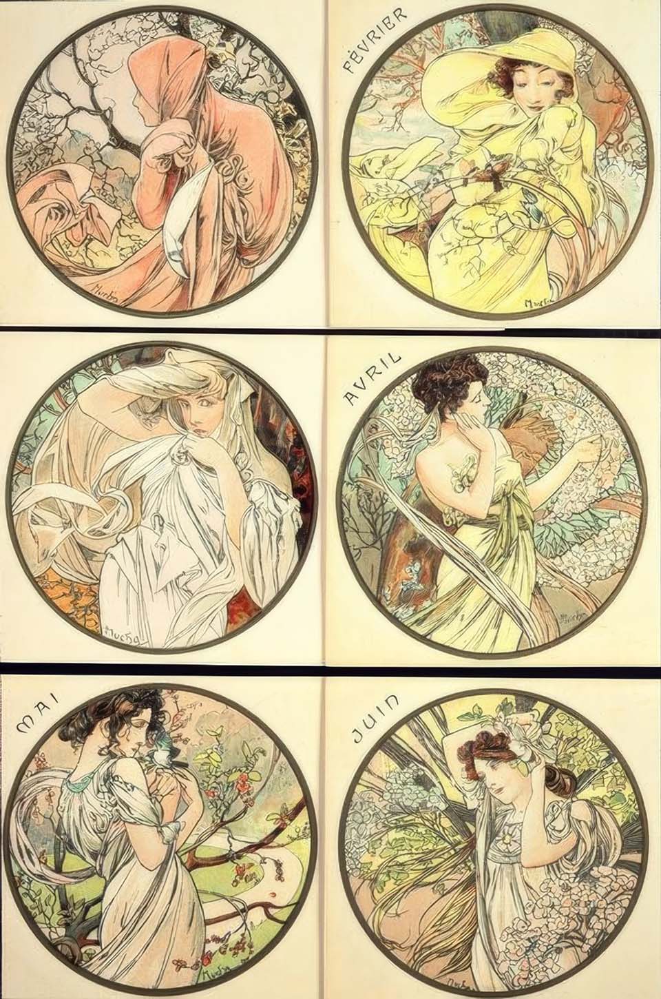 Alfons Mucha affichiste Art Nouveau