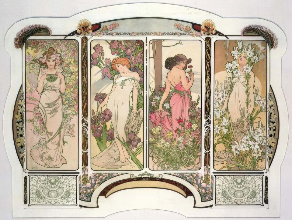 Alfons Mucha affichiste Art Nouveau