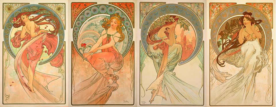 Alfons Mucha affichiste Art Nouveau