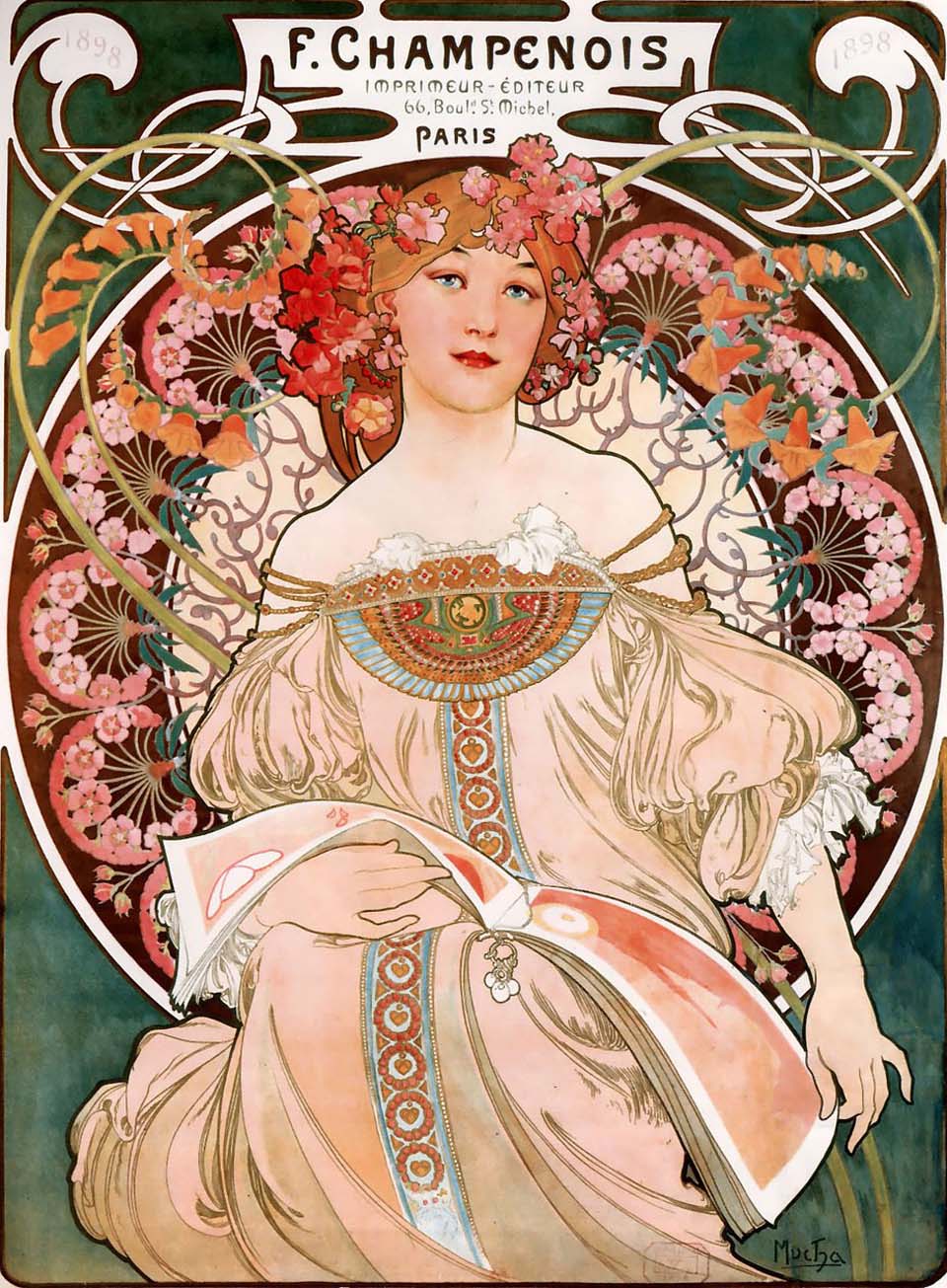 Alfons Mucha affichiste Art Nouveau