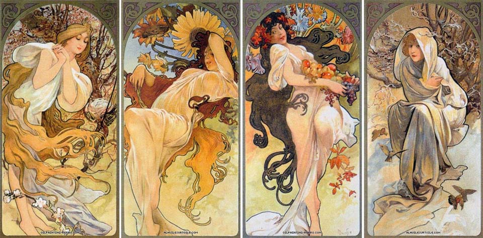 Alfons Mucha affichiste Art Nouveau