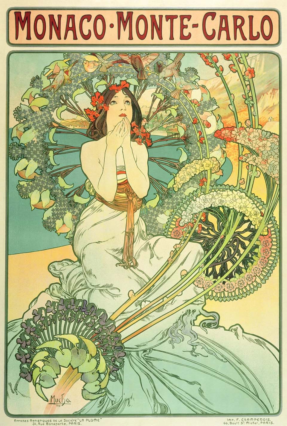 Alfons Mucha affichiste Art Nouveau